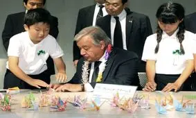 هفتاد و سومین سالگرد بمباران اتمی ناگازاکی با حضور گوترش