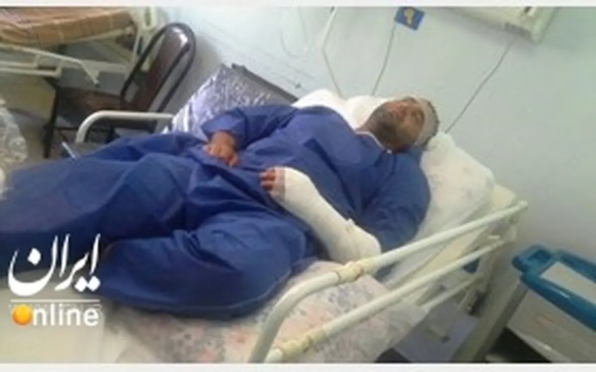 قرقبان گیلانی هنگام انجام وظیفه مصدوم شد