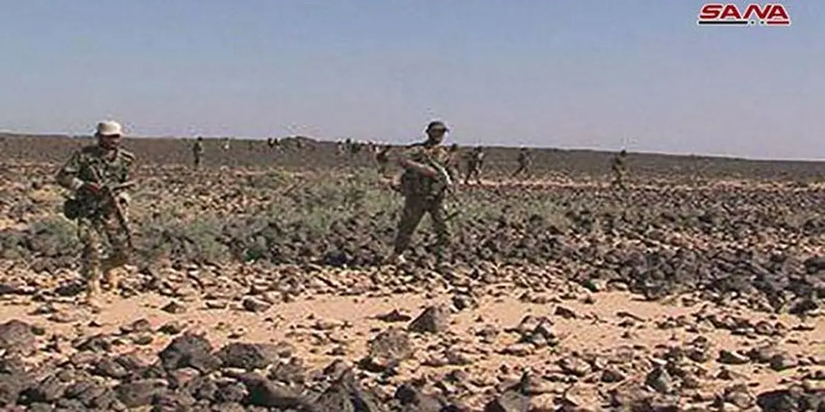 پیشروی ارتش سوریه برای پاکسازی صحرای سویدا از وجود داعش