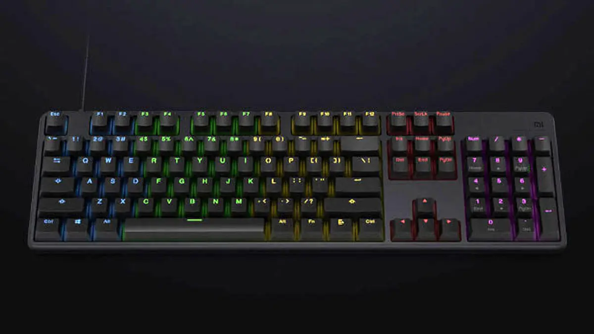 شیائومی اولین کیبورد مکانیکی مخصوص گیمینگ خود را با نورپردازی RGB معرفی کرد