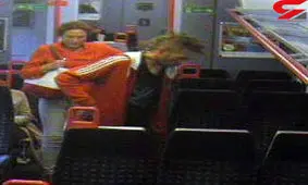 اقدام چندش آور دختر و پسر جوان در واگن اتوبوسی قطار +عکس