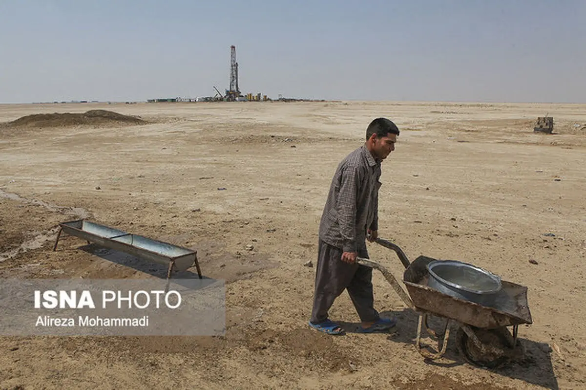 روستایی در کنار نفت اما بی بهره از آب و گاز + تصاویر