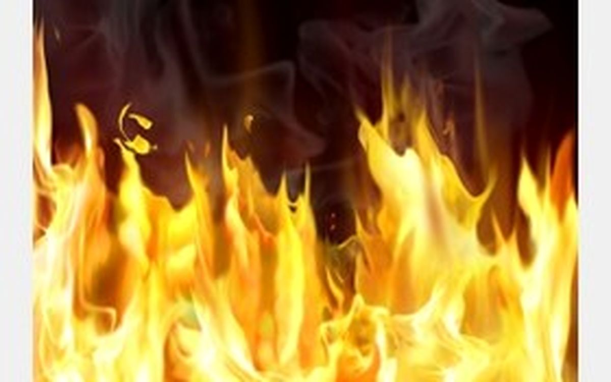 شرکت پارچه بافی قزوین در آتش سوخت