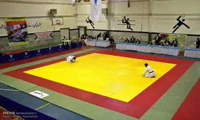 رقابت های جودو قهرمانی نوجوانان پسر کشور در سنندج آغاز شد