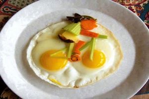 تخم مرغ در صبحانه ی بچه ها برای سیری بیشتر