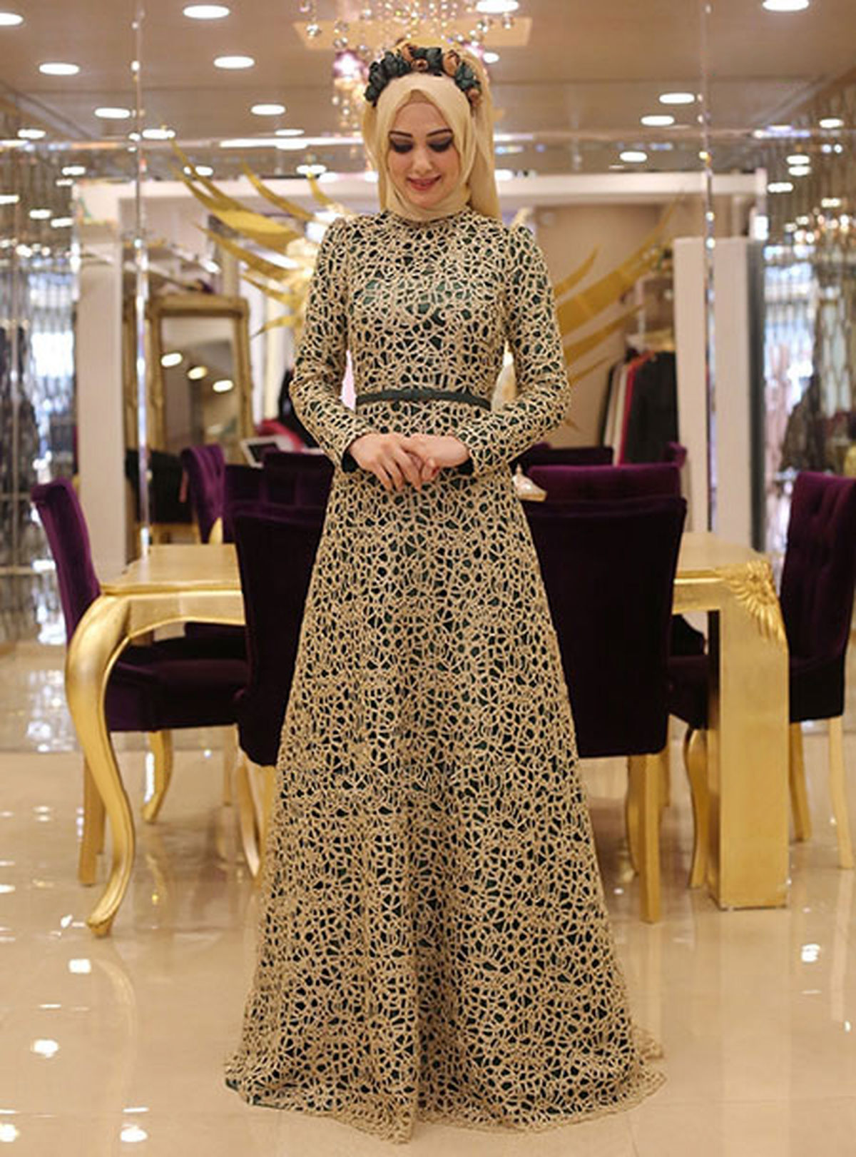  مدل لباس مجلسی عربی