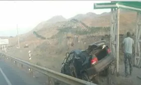 واژگونی پراید در محور دماوند فیروزکوه۴مصدوم ویک فوتی بر جای گذاشت