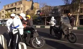 موتورسیکلتی با ۱۴ میلیون خلافی در دهدشت توقیف شد