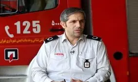 مهار آتش‌سوزی در ارتفاعات اوین
