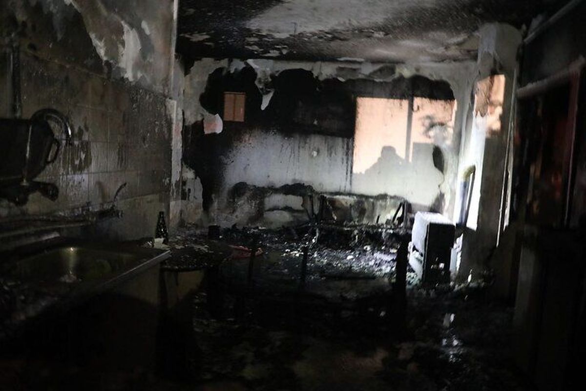 آتش سوزی مرگبار در یک منزل مسکونی