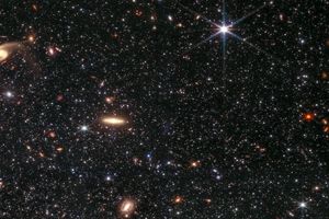 تلسکوپ جیمز وب تاریخچه یک کهکشان نخستین از زمان مه‌بانگ را بازسازی می‌کند

