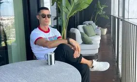 استوری بازیگر سریال نون خ خطاب به رونالدو