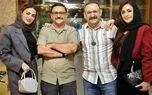 قاب خانوادگی دو برادر بازیگر سینما به همراه همسرانشان
