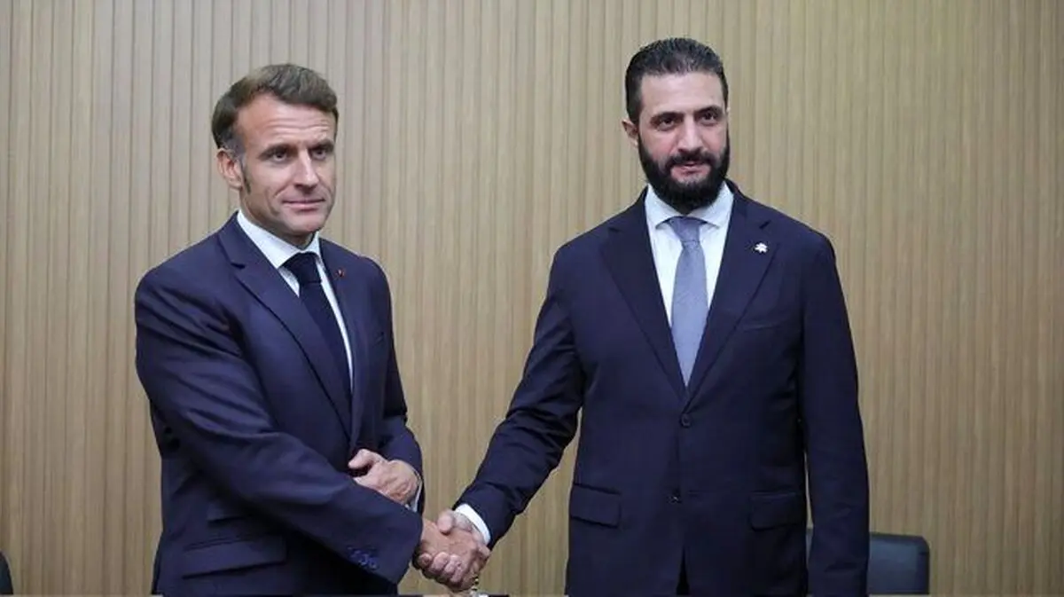 درخواست الجولانی از ماکرون برای سرمایه گذاری در سوریه

