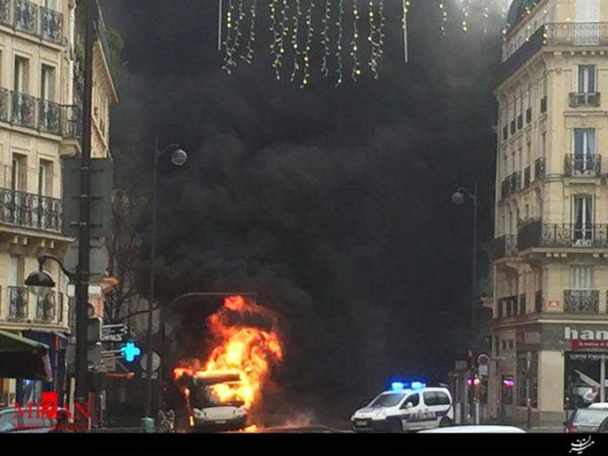 وقوع آتش سوزی مهیب در پاریس