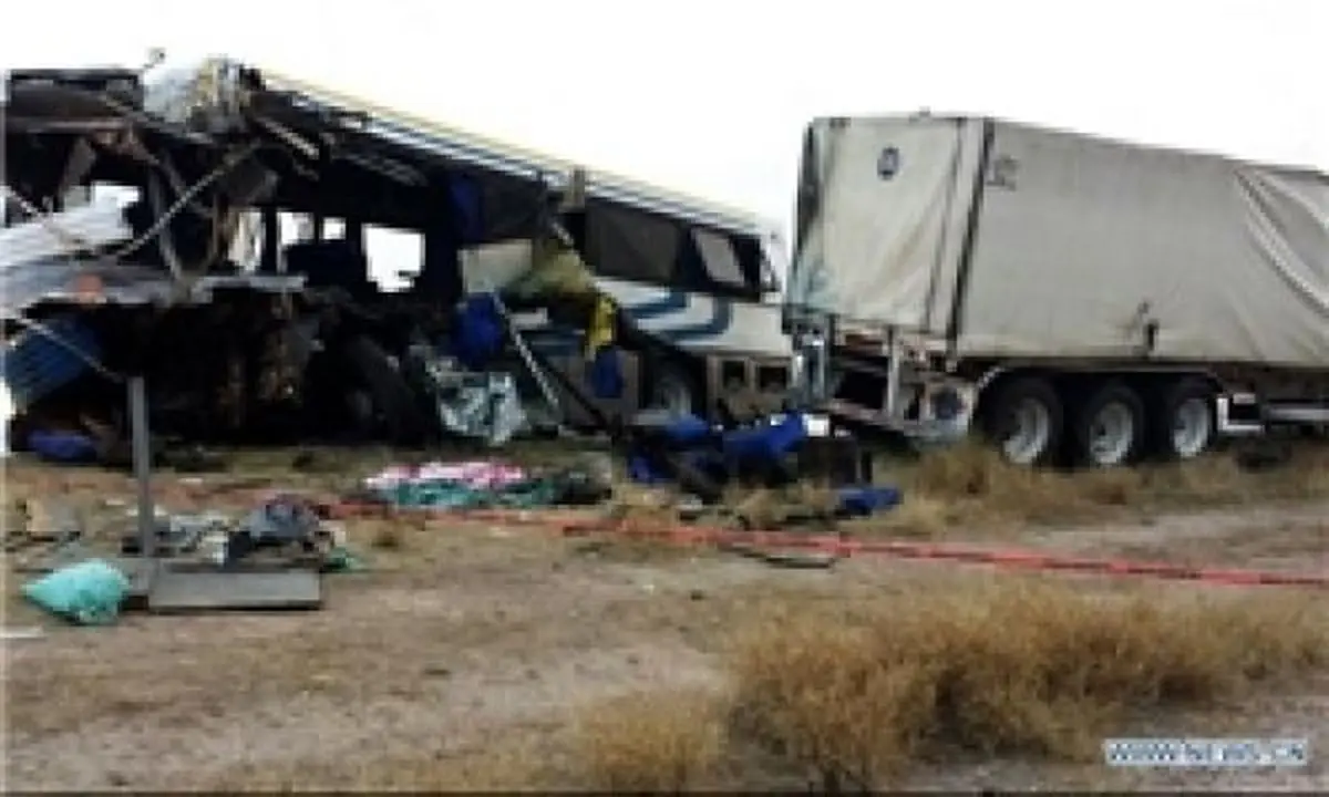 14 کشته و زخمی در پی تصادفی در چین