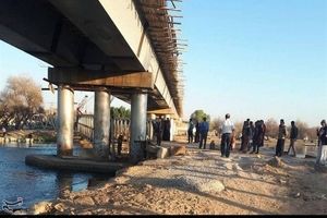 پل شناور رودخانه کرخه پس از پنج روز دوباره راه‌اندازی شد