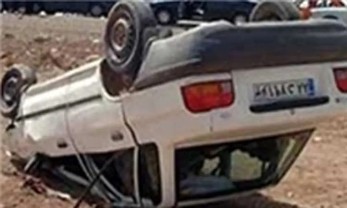 مصدومیت 8 نفر در واژگونی پراید در قوچان