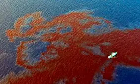 مساحت لکه نفتی سانچی به اندازه شهر پاریس است