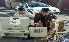 بازداشت سارقان تجهیزات برق بزرگراه بعثت