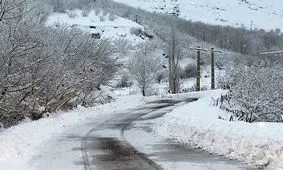 ارتفاع برف در تالش به 10 سانتیمتر رسید