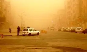 عکس/ افزایش غلظت گرد و غبار در اهواز