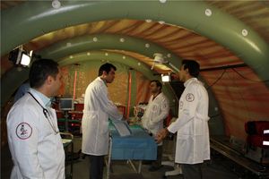 ششمین بیمارستان صحرایی در منطقه محروم شهرستان دلفان برپا می‌شود