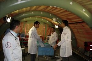 ششمین بیمارستان صحرایی در منطقه محروم شهرستان دلفان برپا می‌شود
