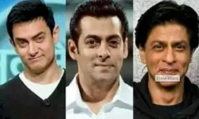 سه "خان" بزرگ بالیوود قهرمان های رسانه های اجتماعی هند شدند
