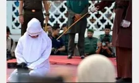 اجرای حکم عروس خیانتکار در ملاعام