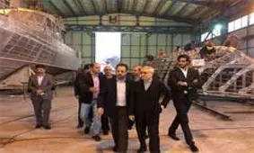 بازدید مدیرعامل بانک صنعت و معدن از کشتی‌سازی بوت سرویس کیش