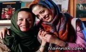 مهراوه شریفی نیا و مادرش در عقد کنان دو تن از عوامل سریال کیمیا