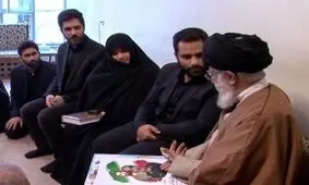 رهبری با خانواده سردار ییلاقی دیدار کردند
