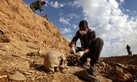 کشف گور جمعی در حویجه عراق