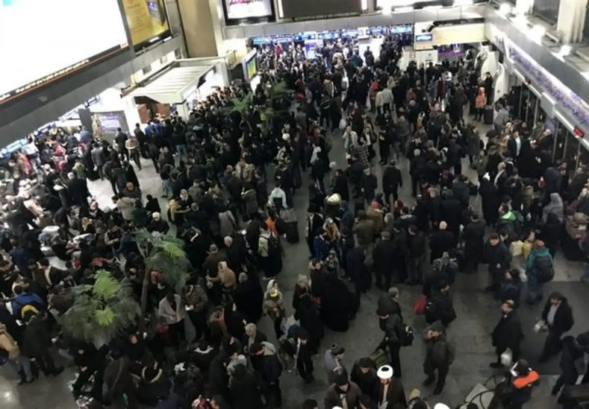 تاخیر گسترده و کنسلی ‌برخی قطارها به علت بارش برف