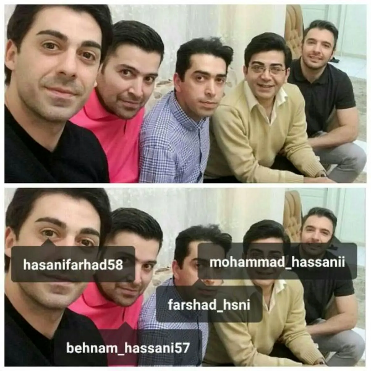 با 4 برادر «فرزاد حسنی» آشنا شوید+ عکس