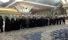 تجدید میثاق رئیس جمهور و اعضای هیئت دولت با آرمان‌های امام و شهدا