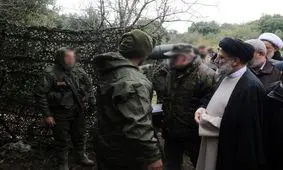 عکس/ ابراهیم رییسی در نقطه صفر مرزی فلسطین