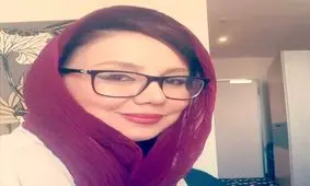 عکس نصفه و نیمه بهنوش بختیاری و همسرش