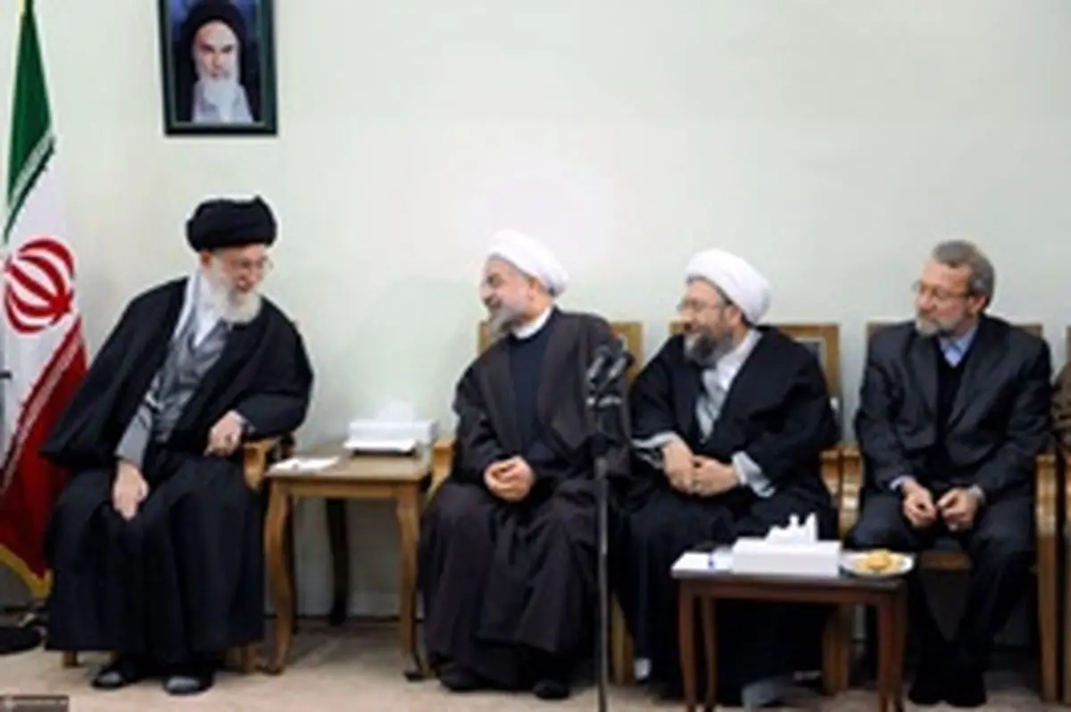 عکس و جمله معنادار کانال تلگرامی رهبر انقلاب درباره سران سه قوه