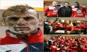 تولد کاپیتان پرسپولیس در رختکن برگزار شد