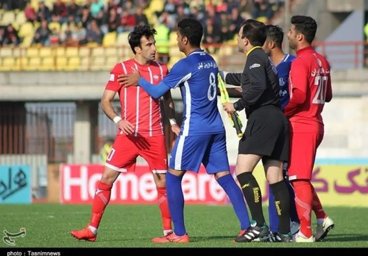 بازی سپیدرود رشت و استقلال خوزستان به‌روایت تصویر