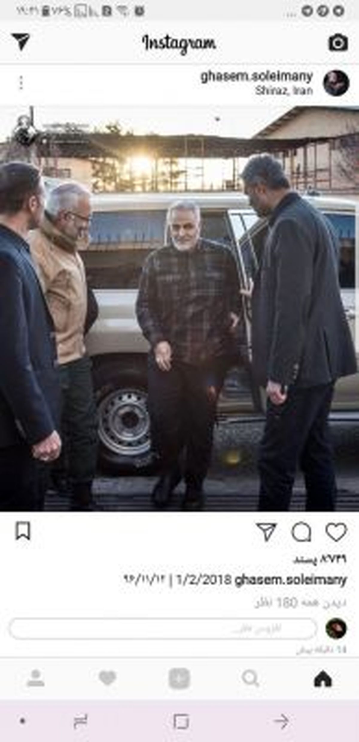 قاسم سلیمانی در شیراز/ عکس