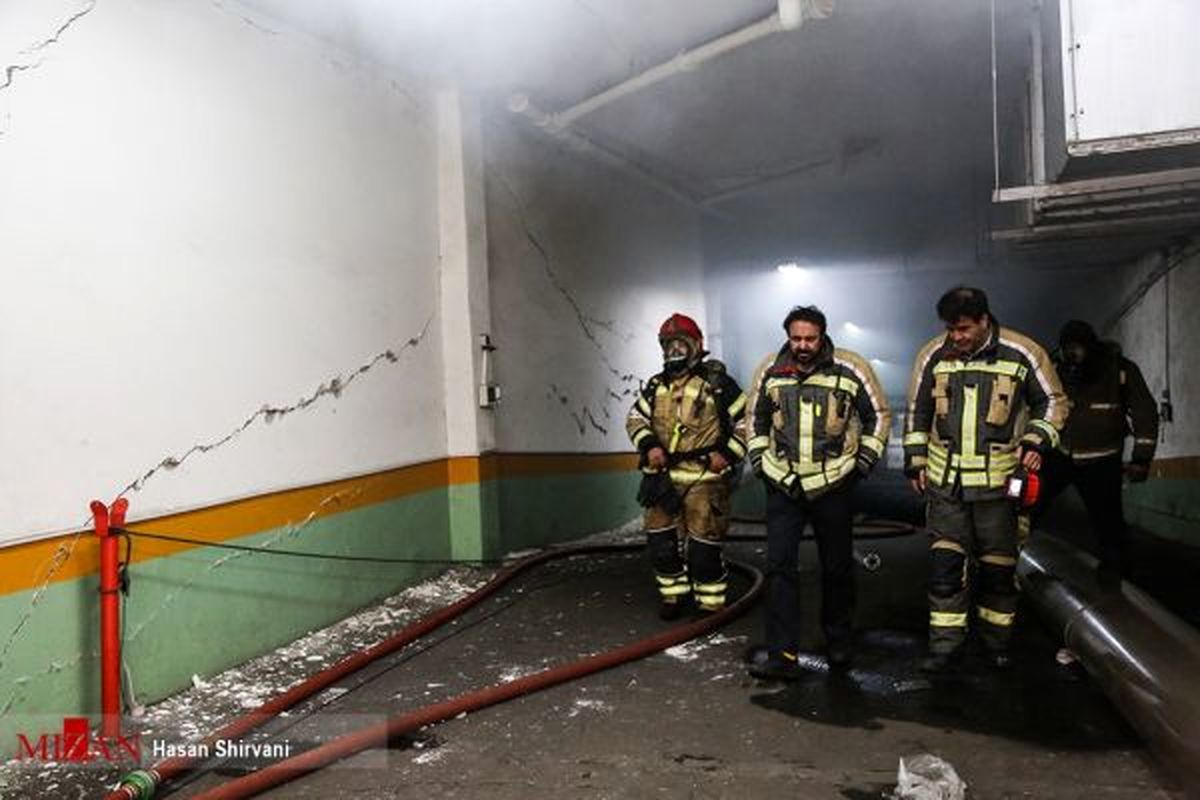 جزئیات عملیات پایانیِ آتش‌نشانی در ساختمان وزارت نیرو
