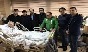 عیادت فوتبالیست های سابق از جمشید مشایخی