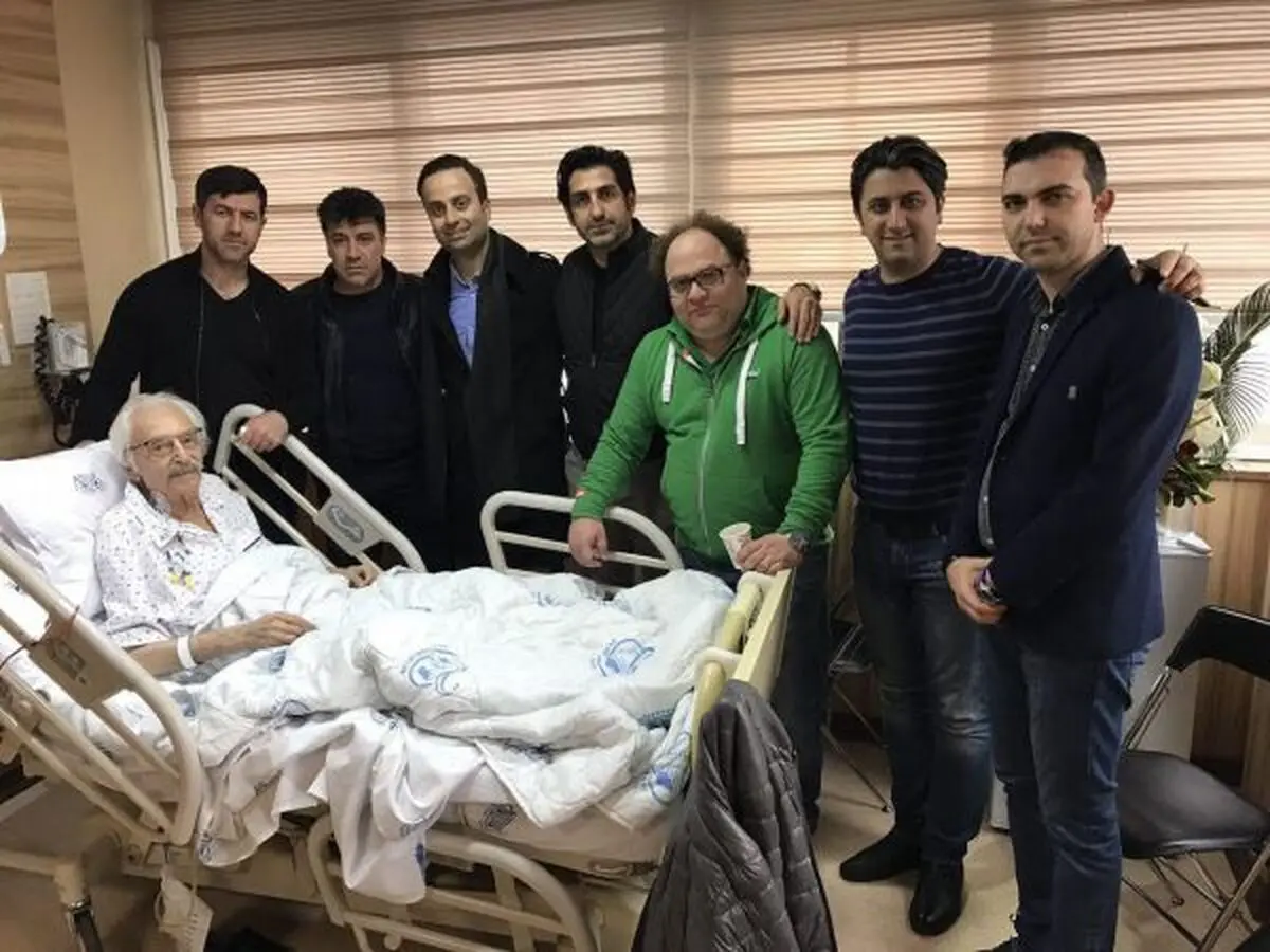 عیادت فوتبالیست های سابق از جمشید مشایخی