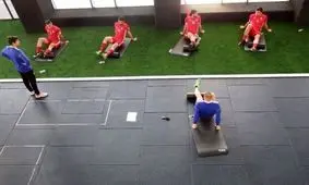 جلسه تمرین تیم ملی امروز برگزار شد