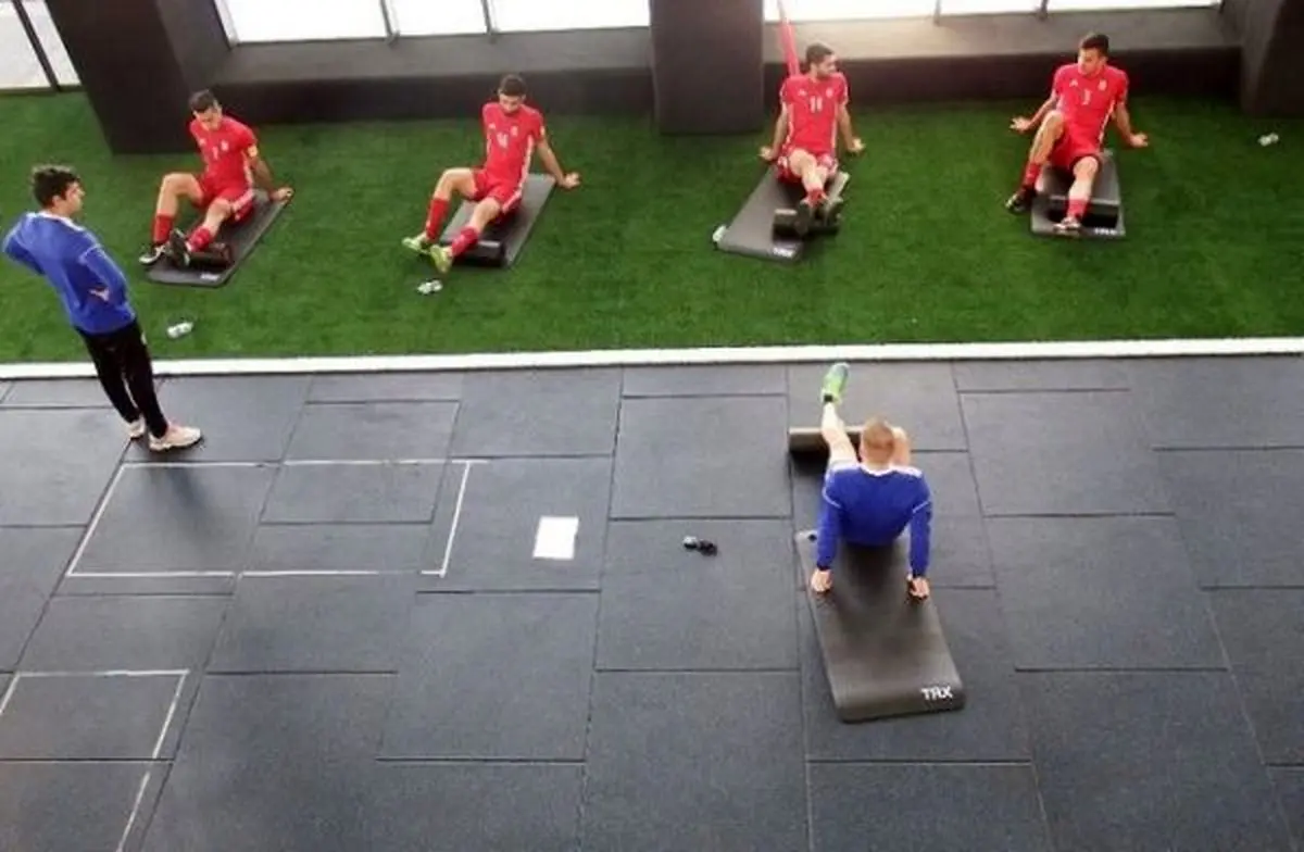 جلسه تمرین تیم ملی امروز برگزار شد