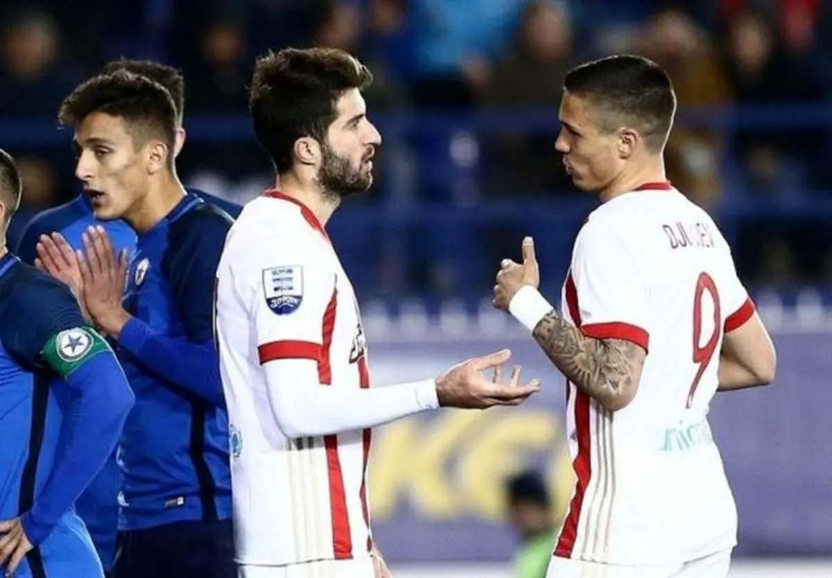 مهاجم المپیاکوس به خاطر انصاری‌فرد توبیخ شد