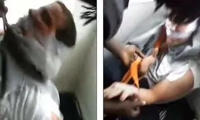 لحظات تکان دهنده رفتار زشت دختران 18 ساله با یک پسر +فیلم و عکس